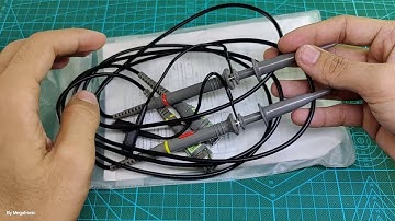 P6100M100-P59 | P6100 100Mhz Oscilloscope Probe 2pcs Oscilloscope Clip Probe 1X/10X