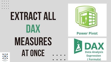 Extract All DAX Measures from a PowerPivot Data Model in Excel #powerpivot #dax