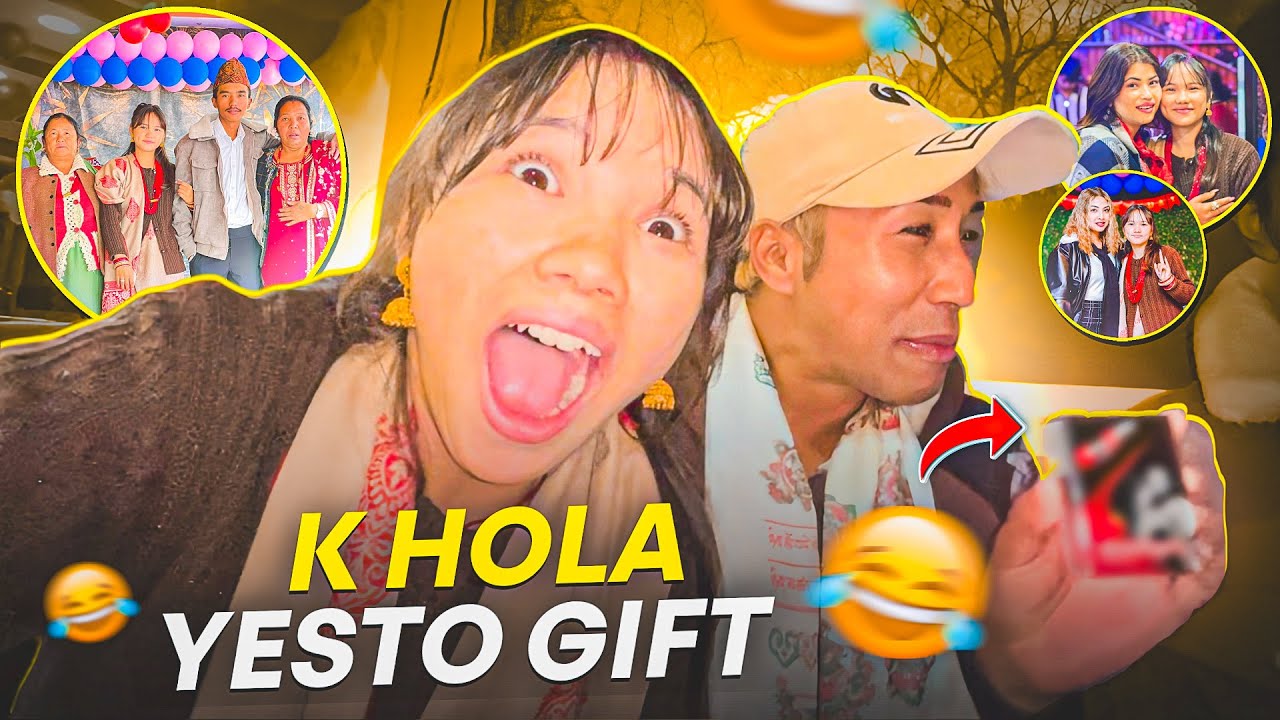 K deyo gift?🤡😱herwnu hola ramailo rw boka haru ko kartut😂