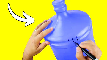 O que fazer com Garrafoes de água?