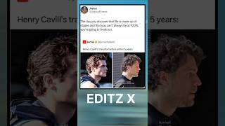 Henry Cavill Glow-Up… and Glow-Down? 😂 A Meme About Life’s Stages #memes #funnymeme #shorts