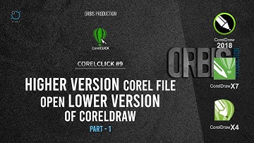 Higher Version Corel file Open Lower Version of CorelDraw __ Open/Save Difference __ Corel Click #9