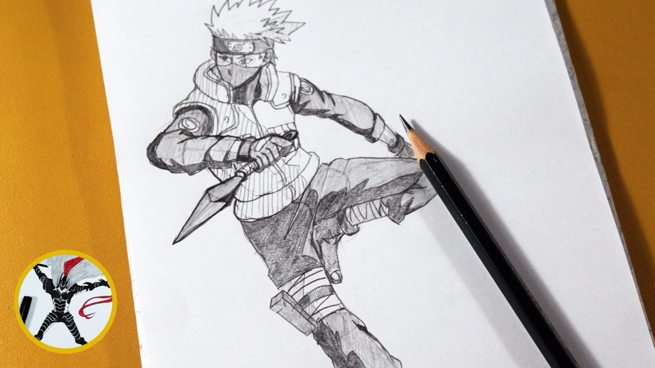 How to Draw Kakashi Hatake Full Body | Easy Naruto Drawing Tutorial Step by Step