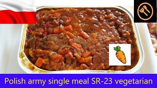 *NEW* Polish single meal ration SR 23 vegetarian