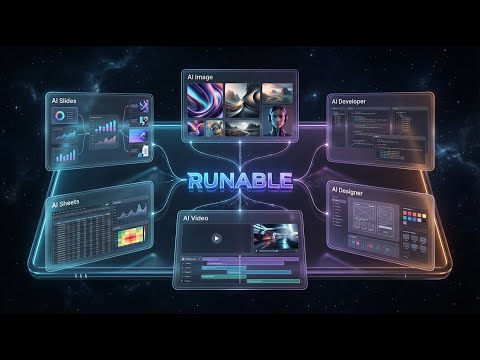 Thumbnail for Runable AI - Create Websites, Presentations, Videos, Podcasts & More