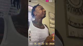 Moneybagg Yo makes Ari get off his live