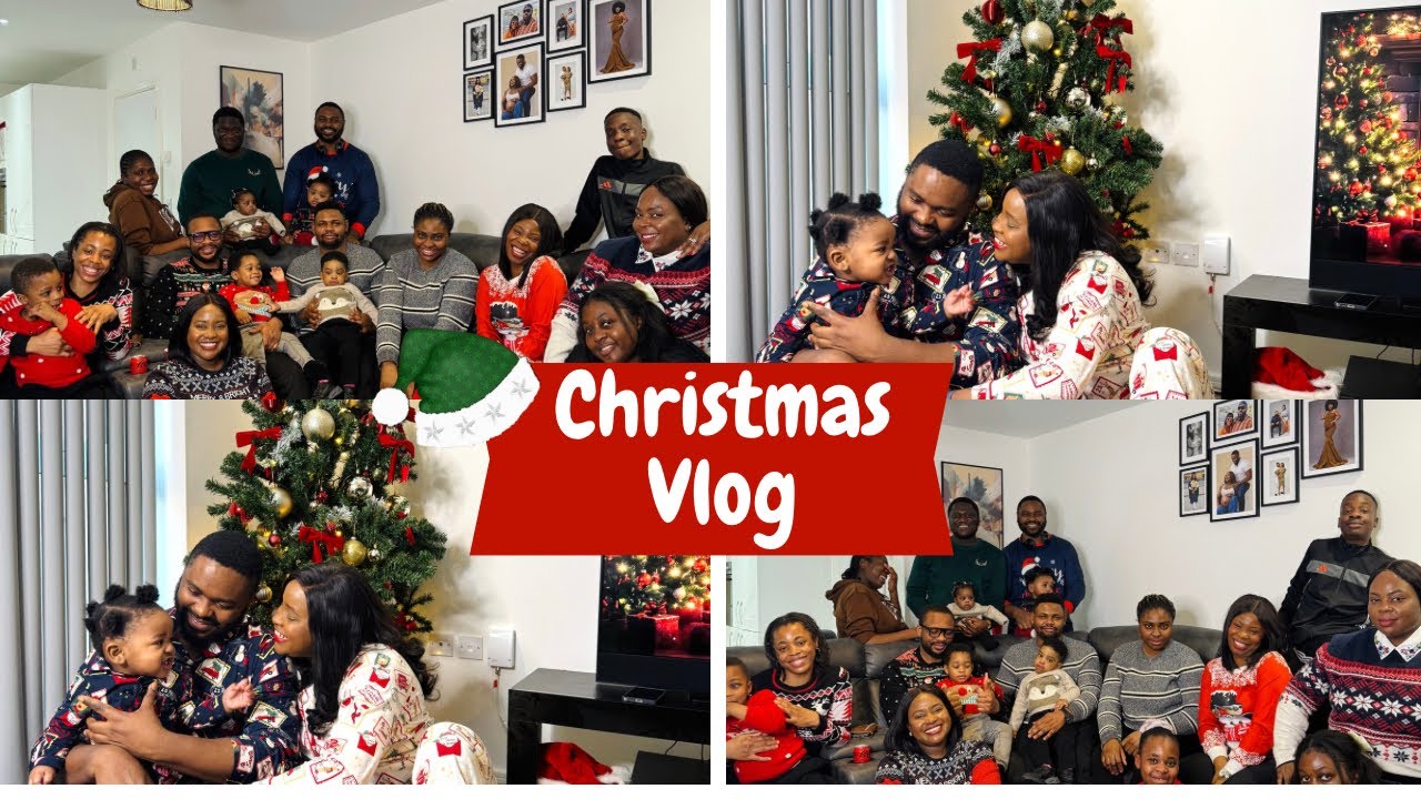 Christmas Vlog | Potluck Party with Friends & Family