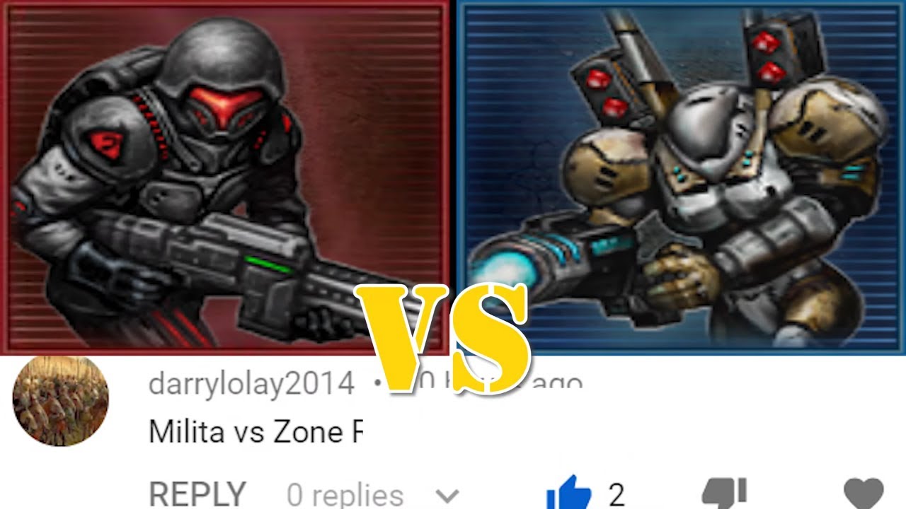 Nod Militant vs ZOCOM Zone Raider