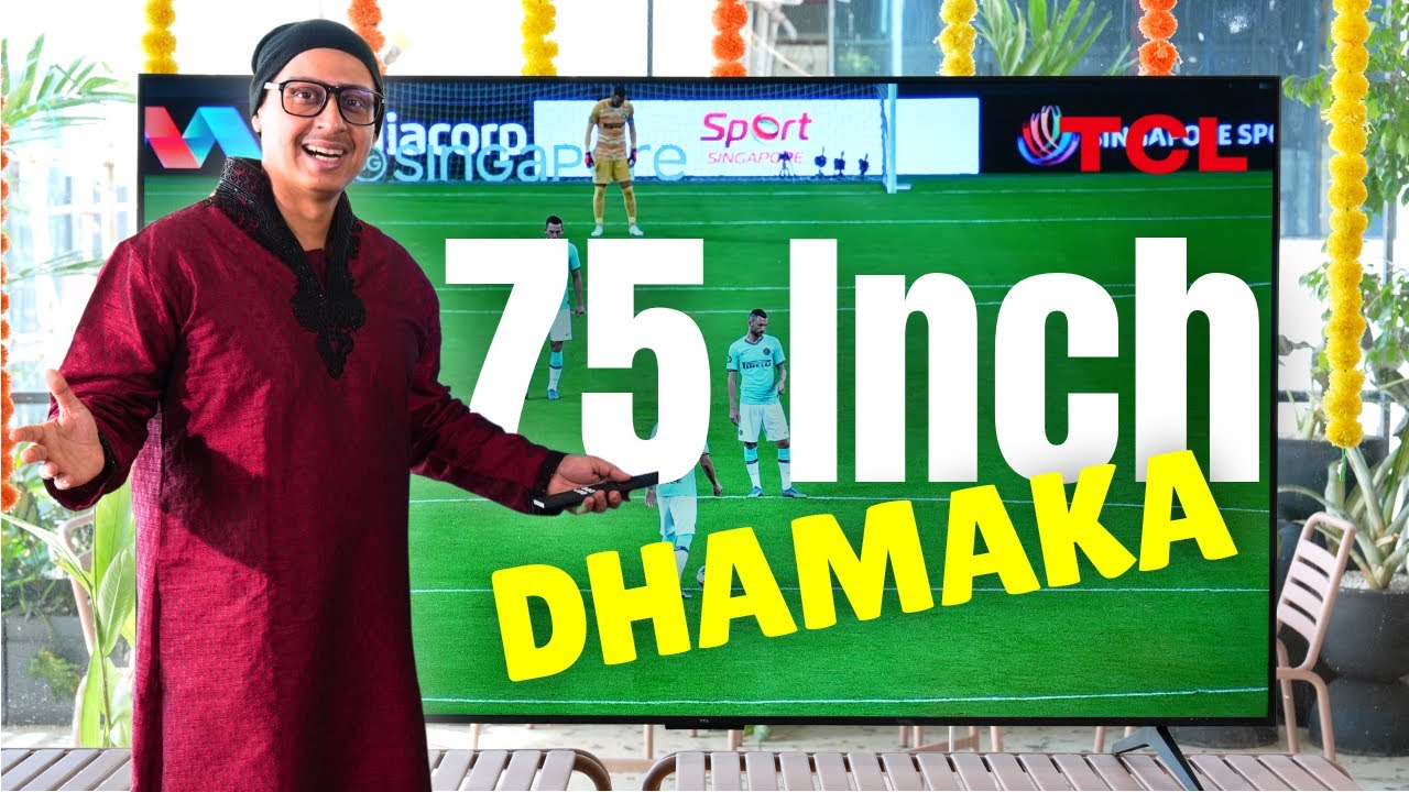 Лучший 75-дюймовый 4K-телевизор для Дивали 2025 🔥 Полный обзор TCL 75V6C | Dolby Atmos, AiPQ, MEM...