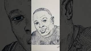 How To Draw A Face - Dr Dre Drawing How To Shade Using Doodles