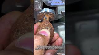 Turn Old Rusted Metal into Good as New #worker #process #lathe #restoration #metalwork