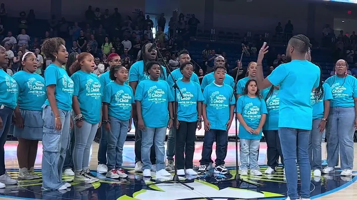 Friendship Baptist Church of The Colony sing the National Anthem at WNBA Game - DayDayNews