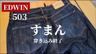 295: EDWIN 503, worn for 2.5 years