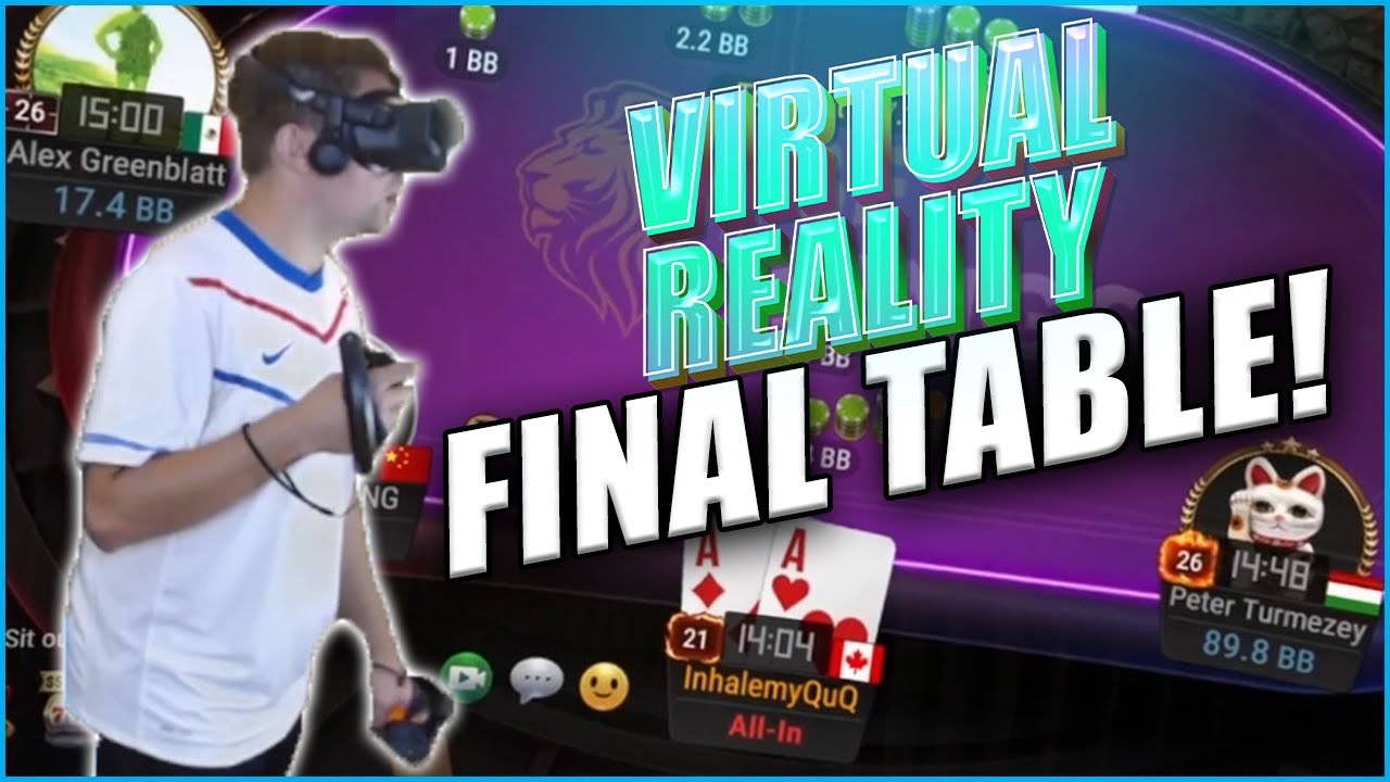 FINAL TABLE IN VIRTUAL REALITY! FIRST EVER ON TWITCH! Beriuzy Poker Stream Highlights