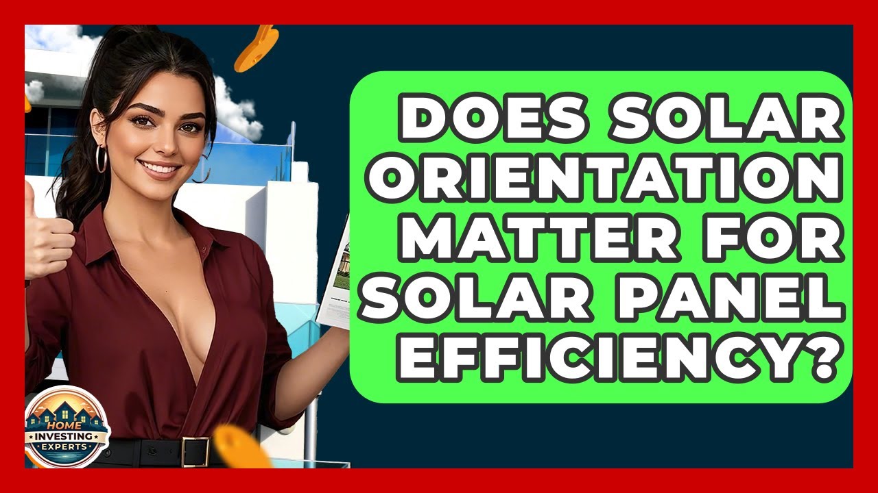 Does Solar Orientation Matter For Solar Panel Efficiency? - Home Investing Experts
