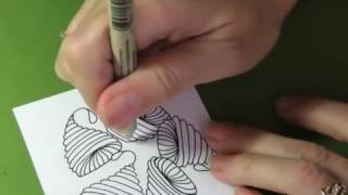 Elfhat daily tangle pattern