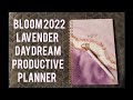 LET'S SET GOALS FOR 2022 | PRODUCTIVE BLOOM DAILY/MONTHLY PLANNER & REVIEW