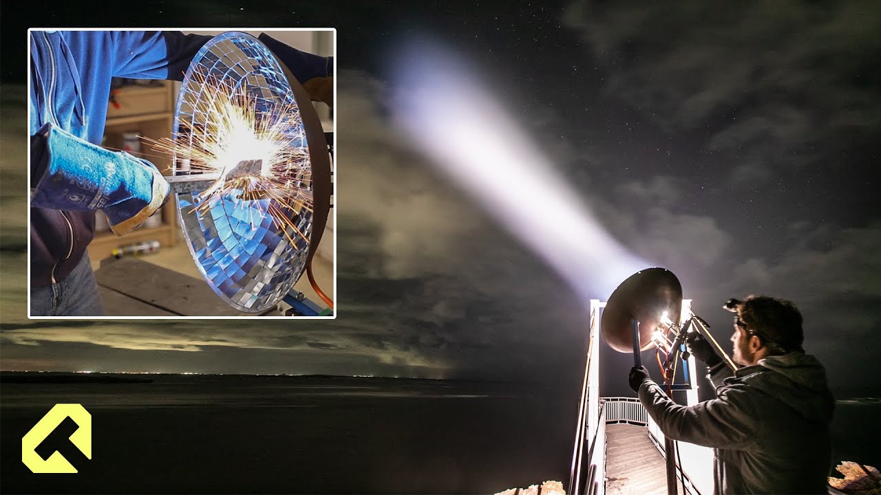 I combined a welder with 374 mirrors