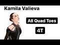 Kamila Valieva : Quad Toe progress / Камила Валиева : Четверной Тулуп - прогресс