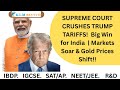 US Supreme Court Rejects Trump Tariffs: Big Relief for India &amp; Global Markets | KLM Institute News