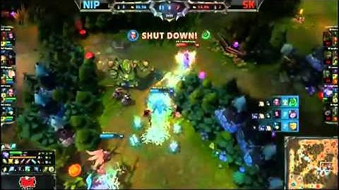 NIP Bjergsen Ahri VS SK Ocelote Orianna Highlights   EU LCS W4D1 Summer 2013 MUST SEE