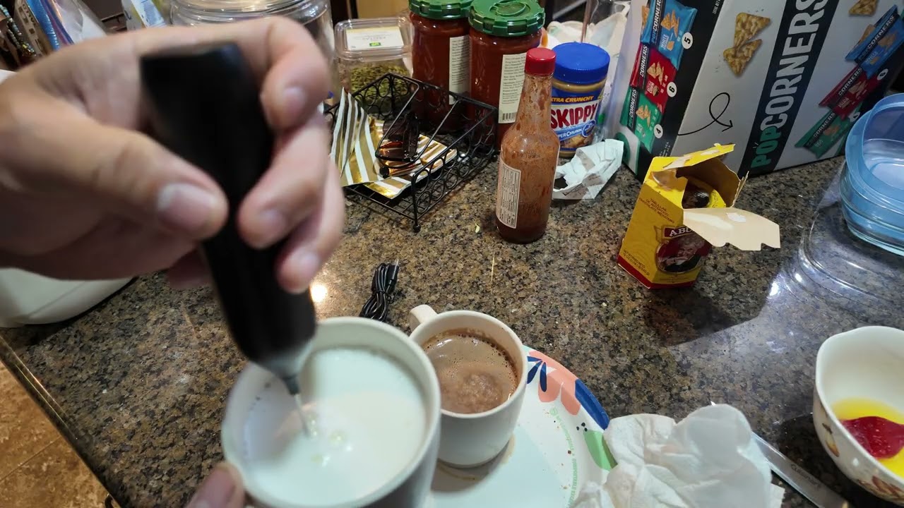 Rechargeable Milk Frother Handheld