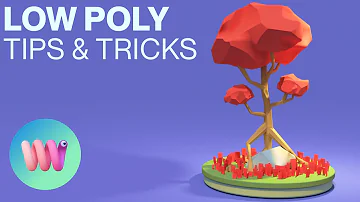 Easy 3D: Creating a Low Poly Style Asset - Tips & Tricks | Womp 3D
