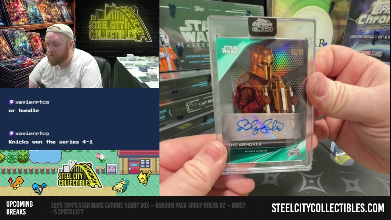 LIVE BREAK SPECIAL* 2023 Topps Star Wars Chrome Black Hobby Box