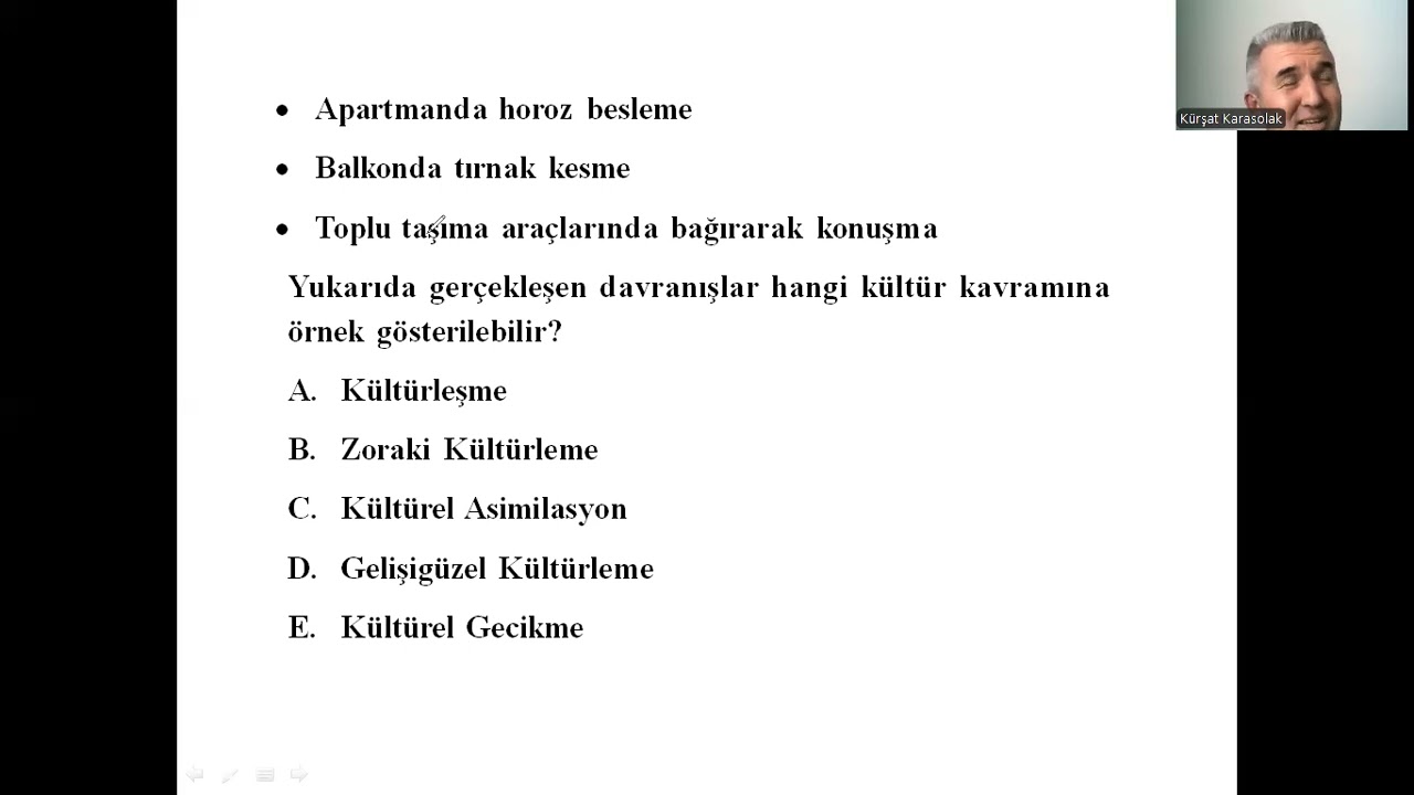 AGS- DENEME 6: Eğitimin Sosyal Temeli (Eğitim Sosyolojsi-2)