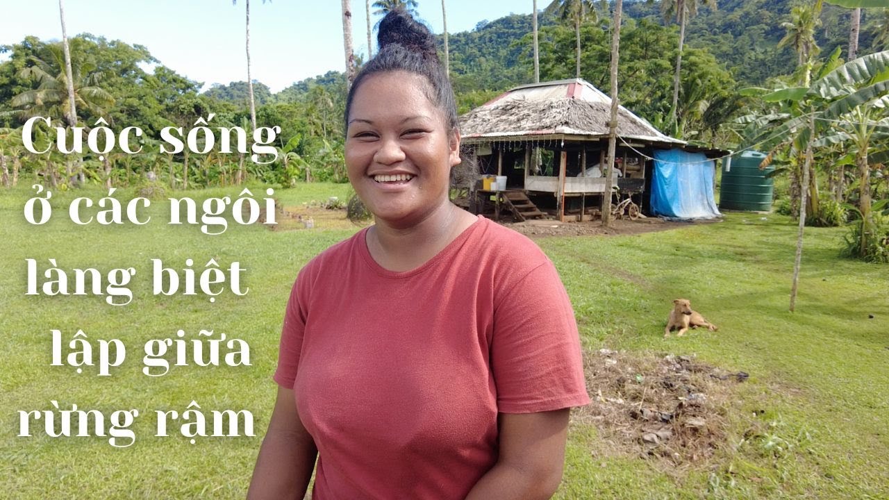 Самоанская деревенская жизнь в отдаленных сельских районах.