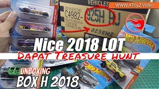 AGAIN! Got T Hunted on Hot Wheels 2018 H Case Unboxing - Review Indonesia