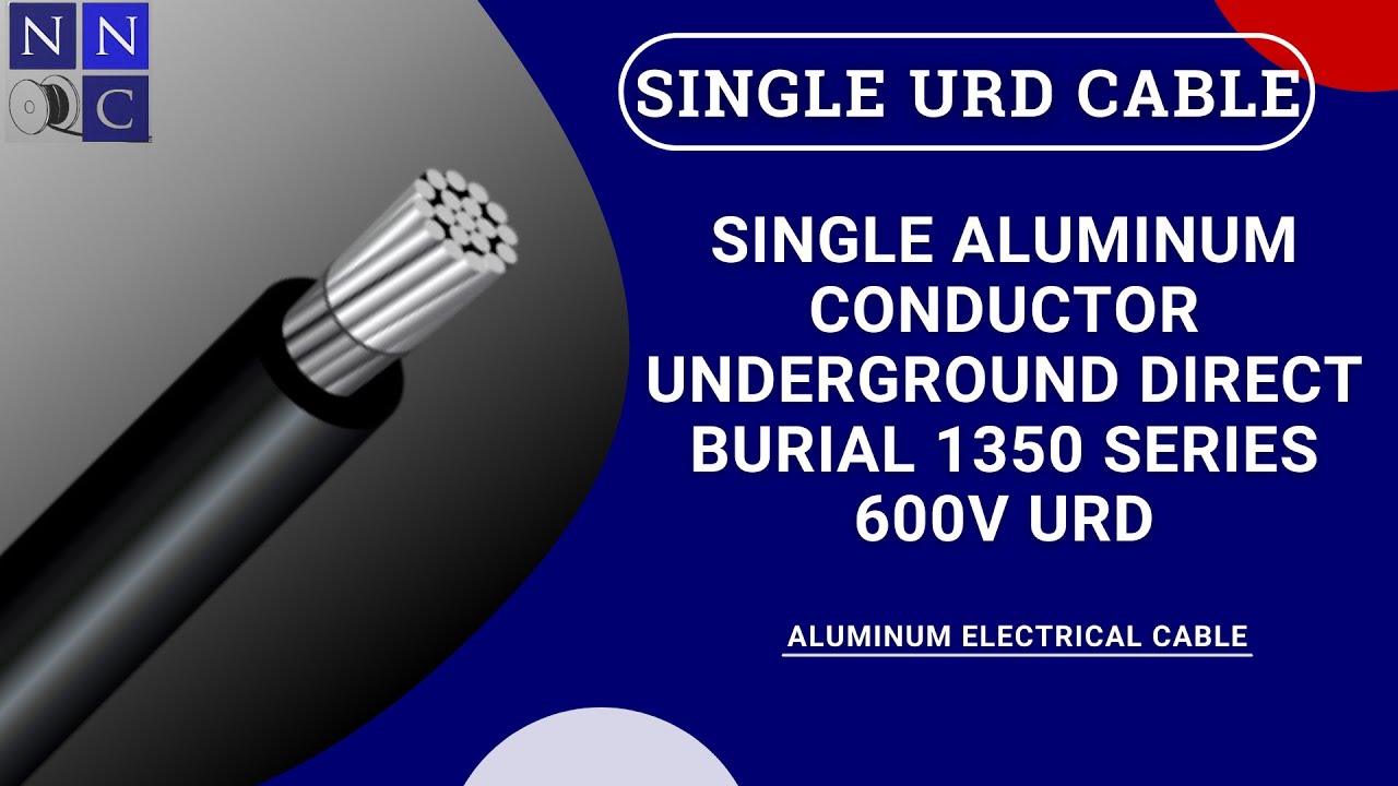 670 Clemson 2 Aluminum URD single cable secondary direct burial wire 