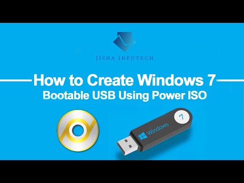 How to Create Windows 7 Bootable USB Using Power ISO