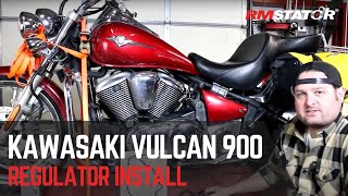 RMSTATOR Kawasaki Vulcan 900 Stator Regulator Install How To