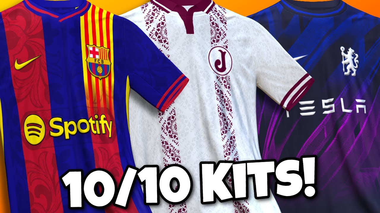 How to Make the BEST Concept Football Kit Collection | Home Away and Third