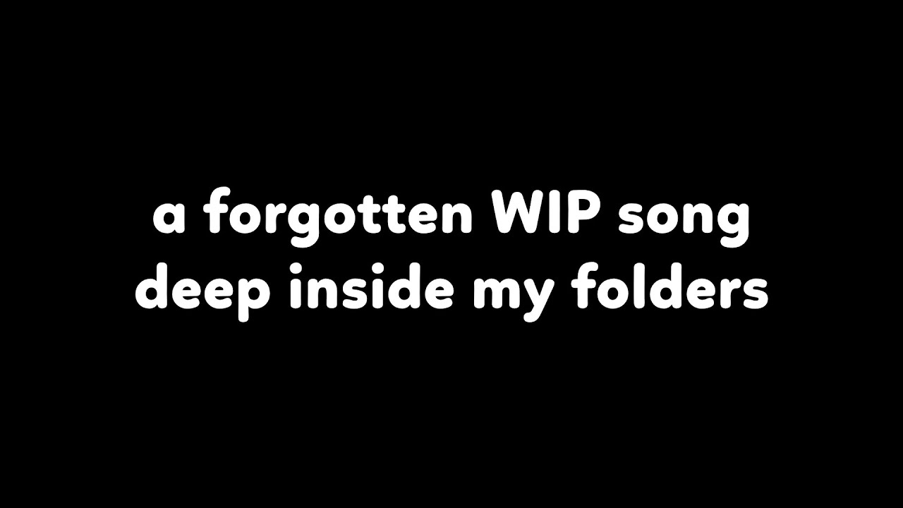 forgotten work in progress song - YouTube