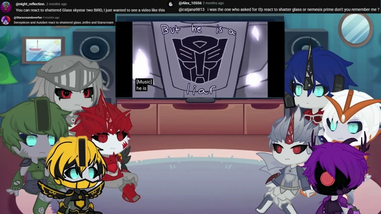 Transformers Prime react to requested videos