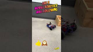 Mobile Robotics Wall Following #STEM #Engineering #Robot #Professor #Arduino #Robotics