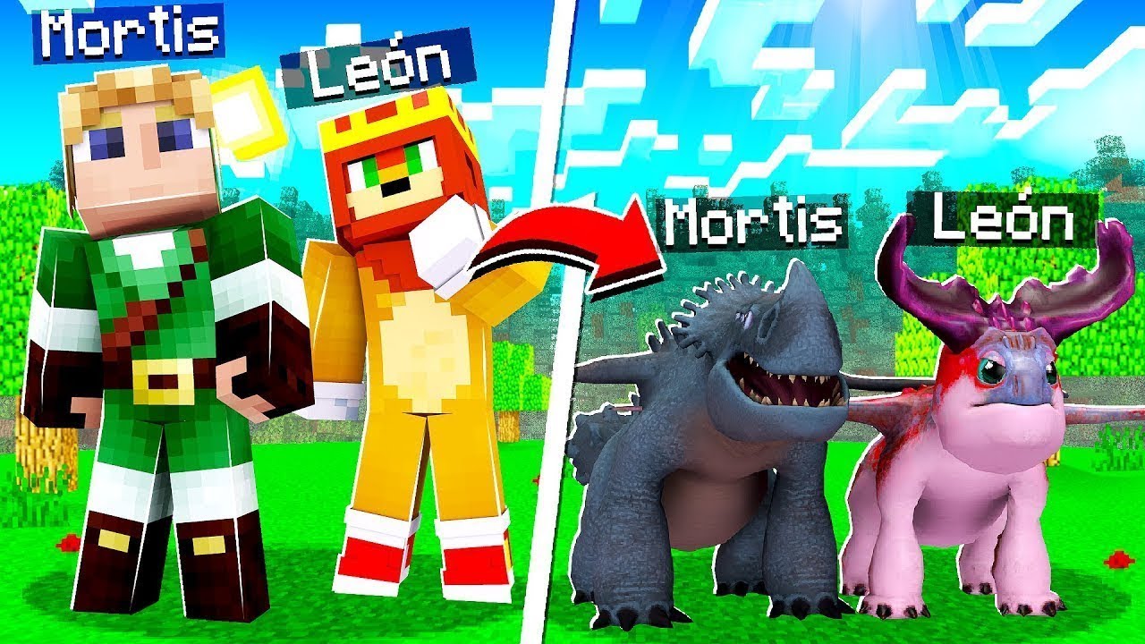 NOS CONVERTIMOS en BEBÉS DRAGÓN en MINECRAFT! 👶🐉 - YouTube