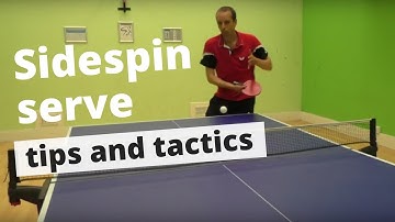 Sidespin (pendulum) serve - tips and tactics