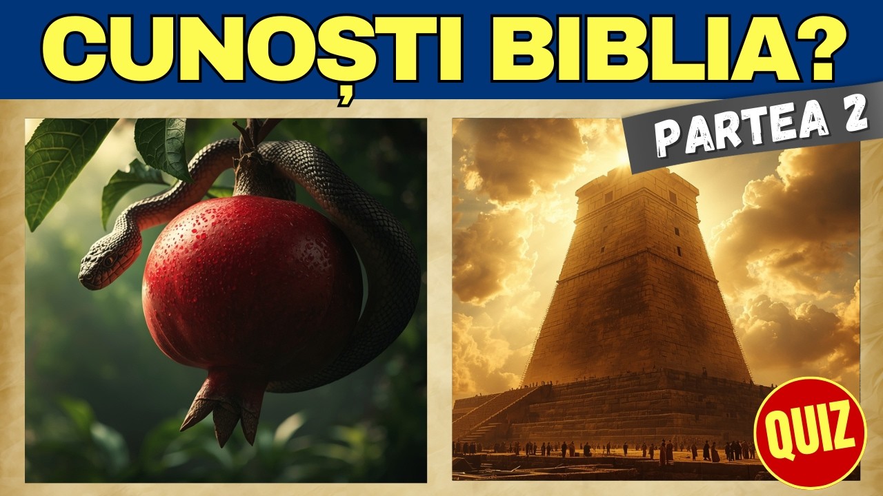 Cât de bine cunoști BIBLIA? (Partea 2) - 50 de Întrebări Noi despre Minuni și Pilde