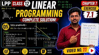 LPP Easy Tricks | Ex7.1 Q5 iv) | 12th Maths Linear Programming Problem in Hindi