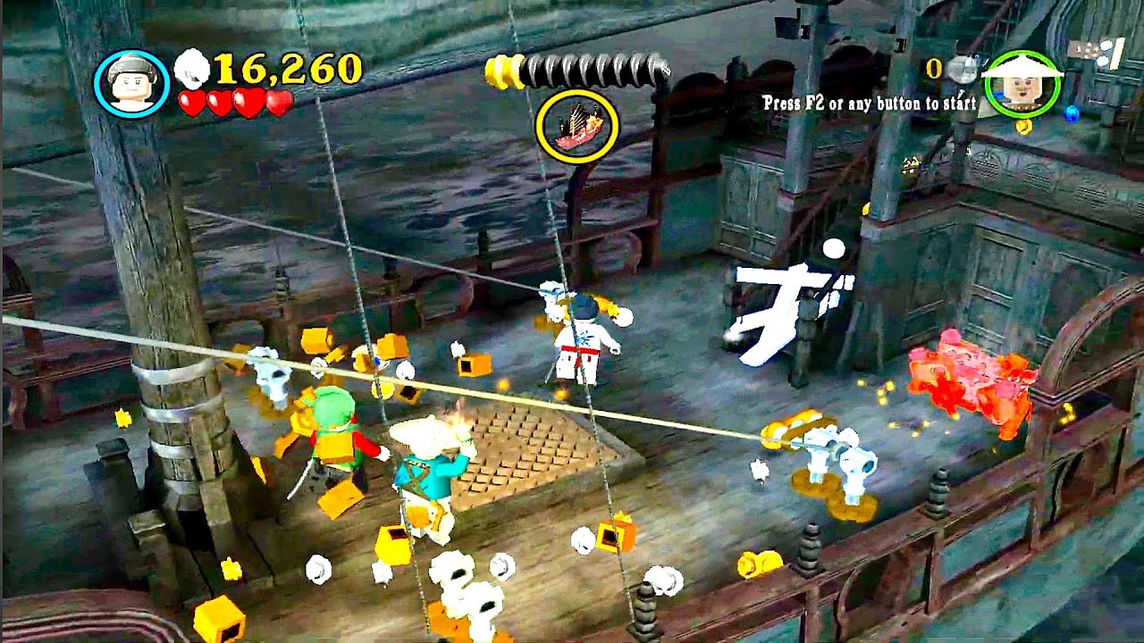 LEGO Pirates of the Caribbean: The Video Game | Mission 13 Norrington's choice | PC Gameplay 