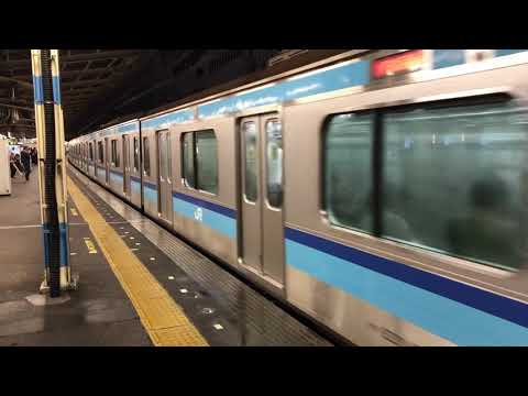 E231系800番台ミツK1編成船橋発車