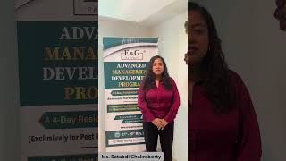 AMDP Goa Experience | Participant Testimonial by Ms. Satabdi Chakraborty