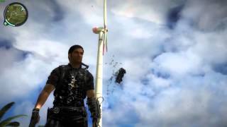 Just Cause 2 Windmill + Vehicle Yoyo (EPIC ENDING!)