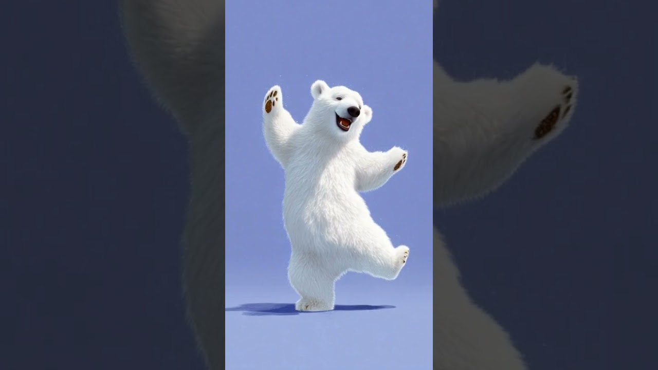 Polar Bear Dance Party 🐻‍❄️❄️ | Funniest Arctic Moves Ever! 