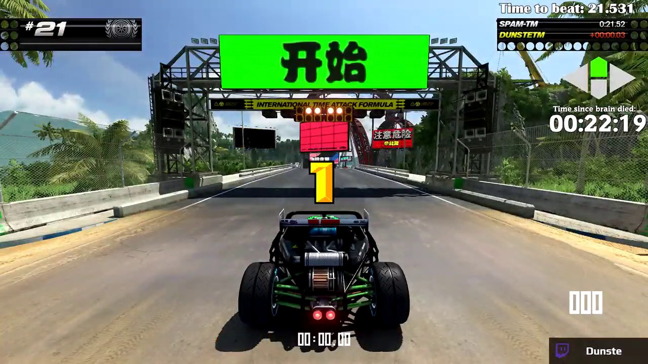 Super TrackMaster: 21.518 on #21 (White Series/Lagoon) - TrackMania Turbo