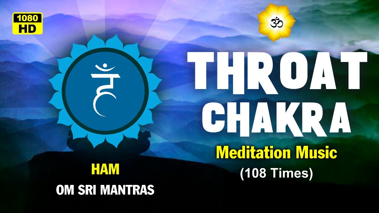 Throat Chakra Meditation 108 Times | Ham Beej Mantra Meditation 