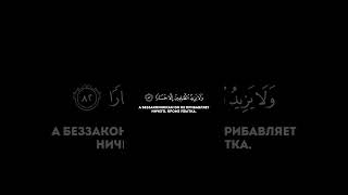 Сура Аль-Исра Аяты 81-84 Чтец Али-АбдусСалам